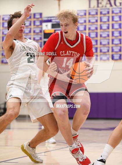 Thumbnail 3 in Clayton Valley Charter vs. Bishop Manogue (The Holiday Classic 2022) photogallery.
