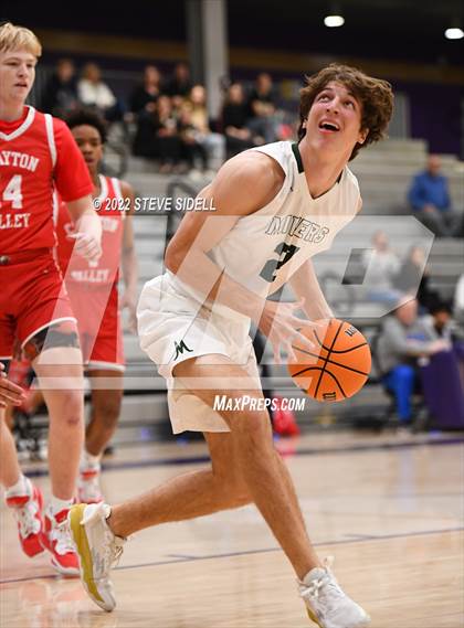 Thumbnail 3 in Clayton Valley Charter vs. Bishop Manogue (The Holiday Classic 2022) photogallery.