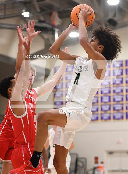 Thumbnail 3 in Clayton Valley Charter vs. Bishop Manogue (The Holiday Classic 2022) photogallery.