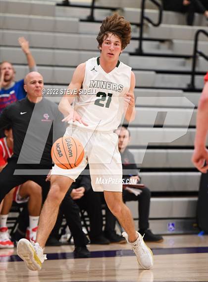 Thumbnail 3 in Clayton Valley Charter vs. Bishop Manogue (The Holiday Classic 2022) photogallery.