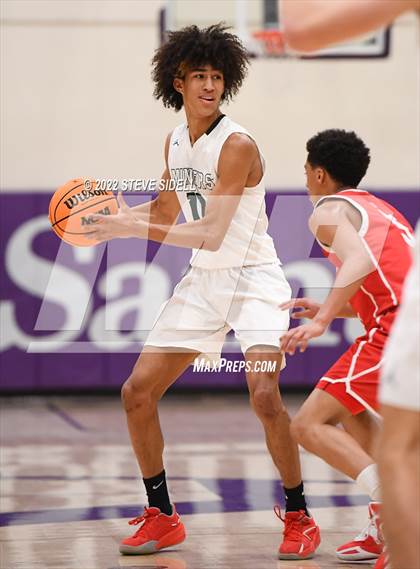 Thumbnail 3 in Clayton Valley Charter vs. Bishop Manogue (The Holiday Classic 2022) photogallery.
