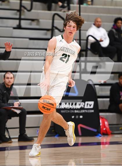 Thumbnail 2 in Clayton Valley Charter vs. Bishop Manogue (The Holiday Classic 2022) photogallery.