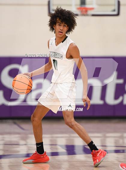 Thumbnail 2 in Clayton Valley Charter vs. Bishop Manogue (The Holiday Classic 2022) photogallery.