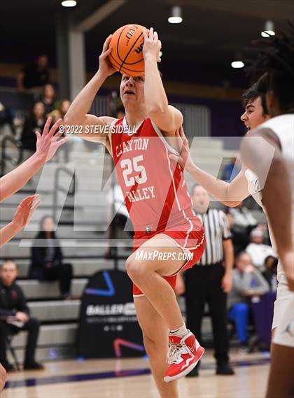 Thumbnail 1 in Clayton Valley Charter vs. Bishop Manogue (The Holiday Classic 2022) photogallery.