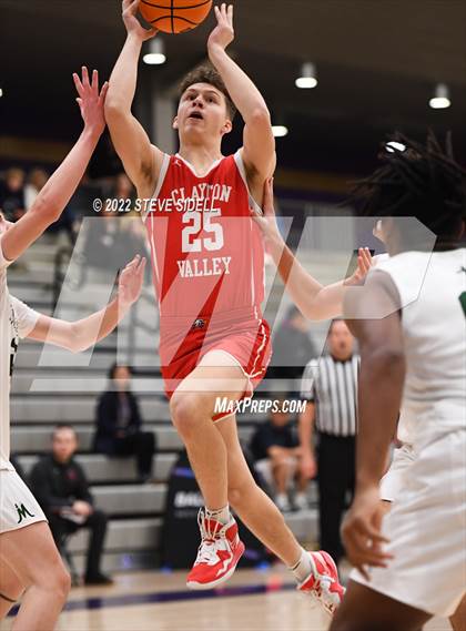 Thumbnail 2 in Clayton Valley Charter vs. Bishop Manogue (The Holiday Classic 2022) photogallery.