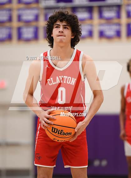 Thumbnail 3 in Clayton Valley Charter vs. Bishop Manogue (The Holiday Classic 2022) photogallery.