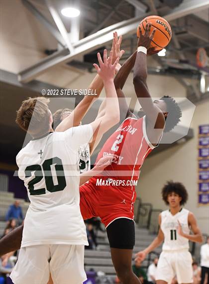 Thumbnail 2 in Clayton Valley Charter vs. Bishop Manogue (The Holiday Classic 2022) photogallery.