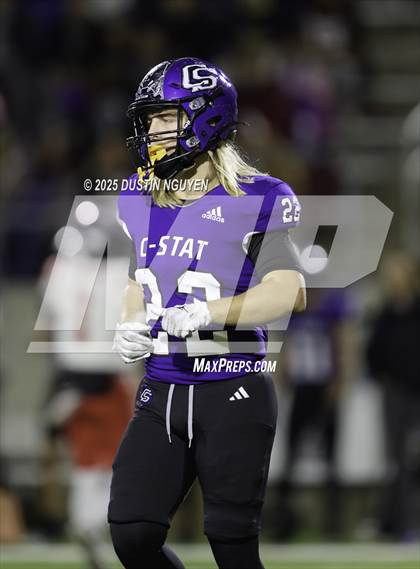 Thumbnail 2 in College Station vs. Port Arthur Memorial (UIL Football 5A D1 Regional Semifinal) photogallery.