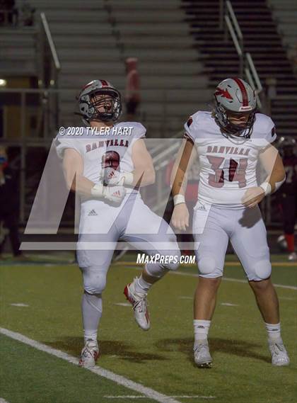 Thumbnail 3 in Danville @ Indianapolis Cardinal Ritter (IHSAA 3A Sectional Semifinal) photogallery.