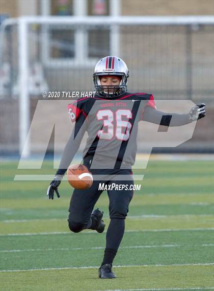 Thumbnail 3 in Danville @ Indianapolis Cardinal Ritter (IHSAA 3A Sectional Semifinal) photogallery.