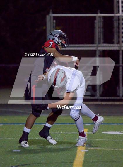 Thumbnail 3 in Danville @ Indianapolis Cardinal Ritter (IHSAA 3A Sectional Semifinal) photogallery.