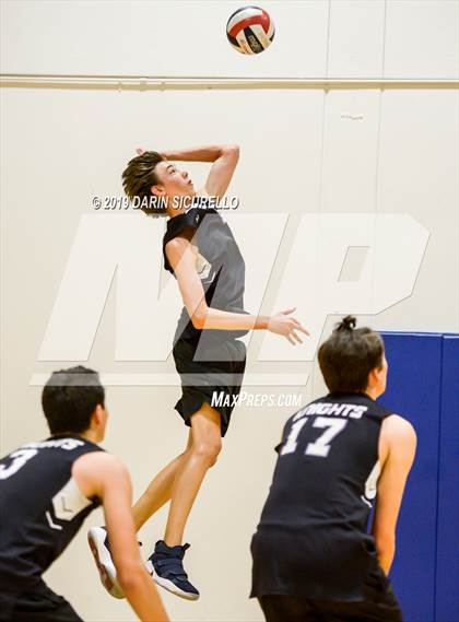 Thumbnail 2 in McClintock vs. Arizona College Prep (Westwood Invitational Tournament)  photogallery.