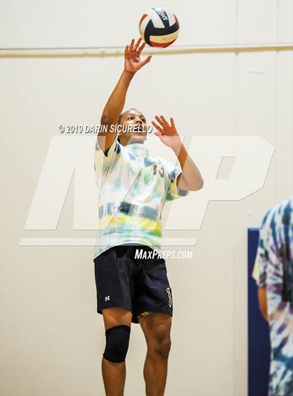 Thumbnail 2 in McClintock vs. Arizona College Prep (Westwood Invitational Tournament)  photogallery.