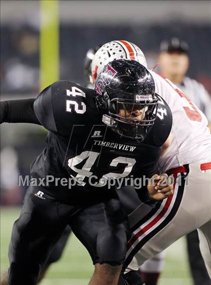 Thumbnail 2 in Mansfield Timberview vs. Marcus (5A Division 2 Region 1 Area) photogallery.