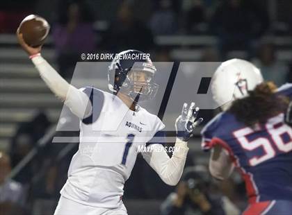 Thumbnail 2 in Aquinas vs. Leuzinger (CIF SS Division 10 Semifinal Playoff) photogallery.