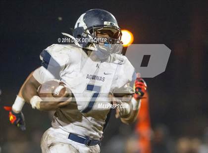 Thumbnail 2 in Aquinas vs. Leuzinger (CIF SS Division 10 Semifinal Playoff) photogallery.