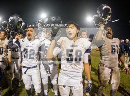 Thumbnail 2 in Aquinas vs. Leuzinger (CIF SS Division 10 Semifinal Playoff) photogallery.
