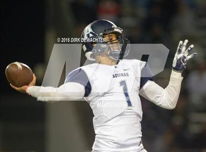 Thumbnail 1 in Aquinas vs. Leuzinger (CIF SS Division 10 Semifinal Playoff) photogallery.