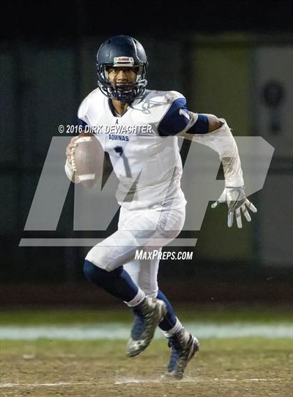 Thumbnail 2 in Aquinas vs. Leuzinger (CIF SS Division 10 Semifinal Playoff) photogallery.