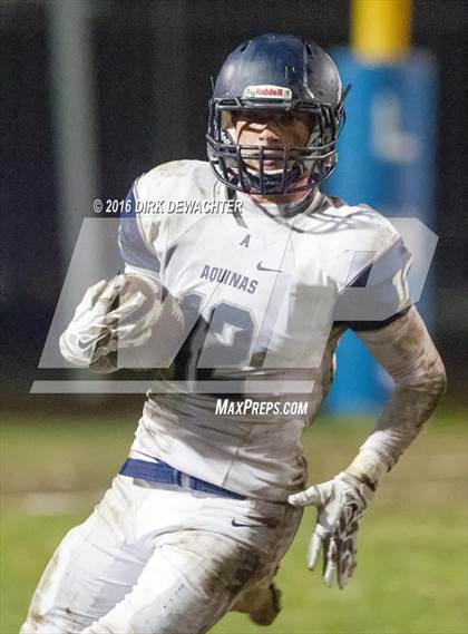 Thumbnail 1 in Aquinas vs. Leuzinger (CIF SS Division 10 Semifinal Playoff) photogallery.