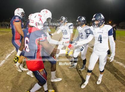 Thumbnail 1 in Aquinas vs. Leuzinger (CIF SS Division 10 Semifinal Playoff) photogallery.