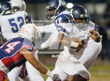 Thumbnail 2 in Aquinas vs. Leuzinger (CIF SS Division 10 Semifinal Playoff) photogallery.