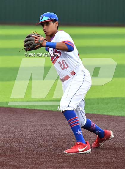 Thumbnail 3 in Reagan [Ronald] vs Hays (UIL Class 6A Bi District) photogallery.