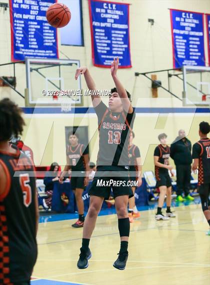 Thumbnail 2 in Taft vs Castaic (Big Valley Classic Tournament -Faith Baptist) photogallery.