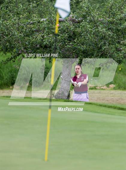 Thumbnail 3 in Section 9 Girls Golf Championship (Day 2) photogallery.