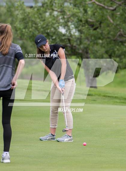 Thumbnail 3 in Section 9 Girls Golf Championship (Day 2) photogallery.