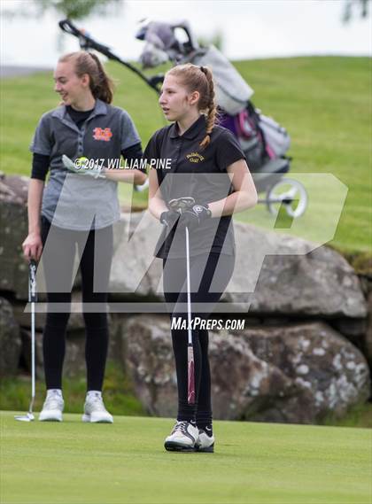 Thumbnail 2 in Section 9 Girls Golf Championship (Day 2) photogallery.