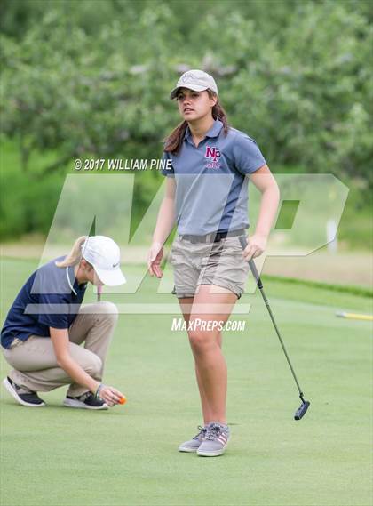 Thumbnail 3 in Section 9 Girls Golf Championship (Day 2) photogallery.