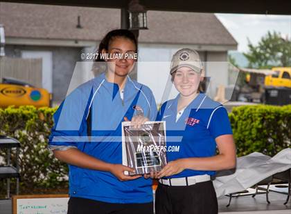 Thumbnail 3 in Section 9 Girls Golf Championship (Day 2) photogallery.