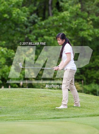Thumbnail 3 in Section 9 Girls Golf Championship (Day 2) photogallery.