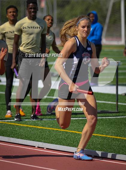 Thumbnail 3 in Golden League CIF Finals (Girls 4 x 400 Relays) photogallery.