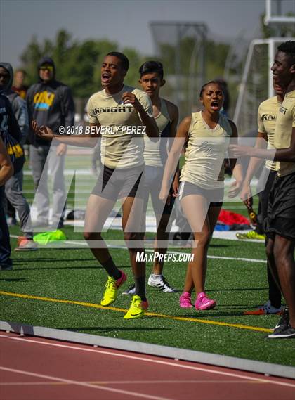 Thumbnail 3 in Golden League CIF Finals (Girls 4 x 400 Relays) photogallery.