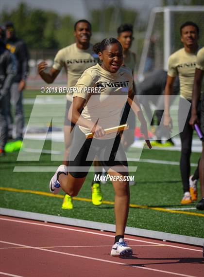 Thumbnail 1 in Golden League CIF Finals (Girls 4 x 400 Relays) photogallery.