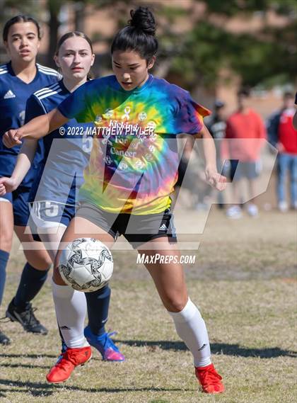 Thumbnail 2 in Purnell Swett vs Hoke County (Kickin for Cancer Jamboree) photogallery.
