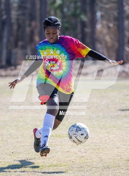 Thumbnail 2 in Purnell Swett vs Hoke County (Kickin for Cancer Jamboree) photogallery.
