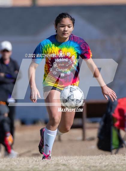 Thumbnail 1 in Purnell Swett vs Hoke County (Kickin for Cancer Jamboree) photogallery.