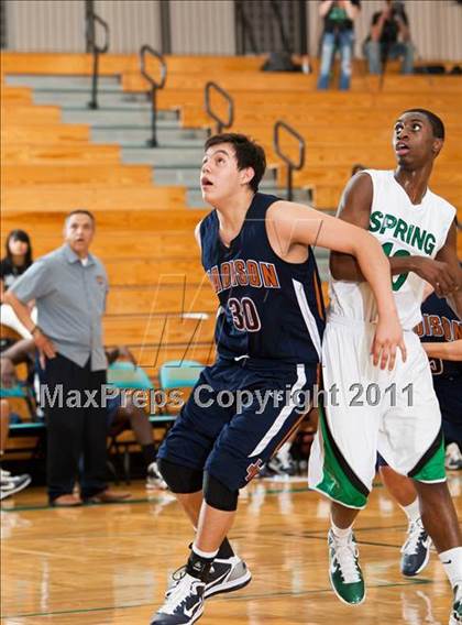 Thumbnail 1 in Spring vs. Madison (McDonald's Texas Invitational) photogallery.