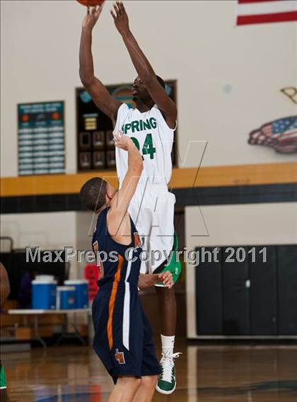Thumbnail 3 in Spring vs. Madison (McDonald's Texas Invitational) photogallery.