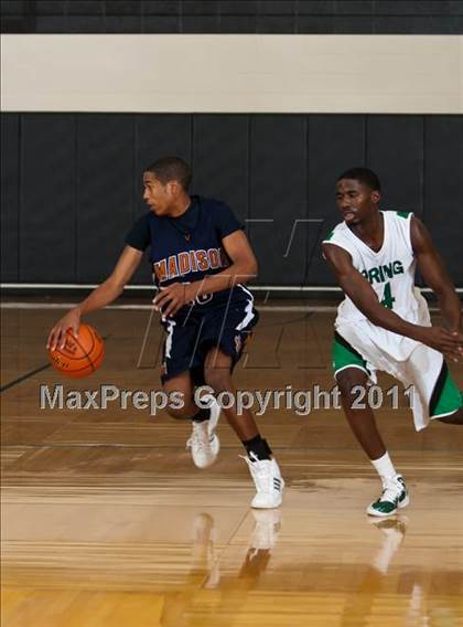 Thumbnail 1 in Spring vs. Madison (McDonald's Texas Invitational) photogallery.