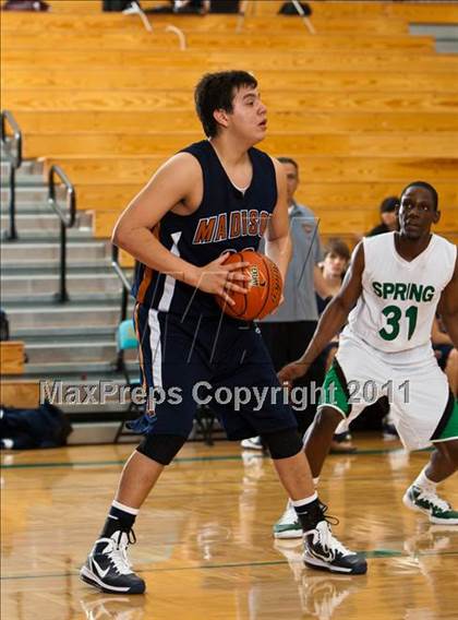 Thumbnail 2 in Spring vs. Madison (McDonald's Texas Invitational) photogallery.