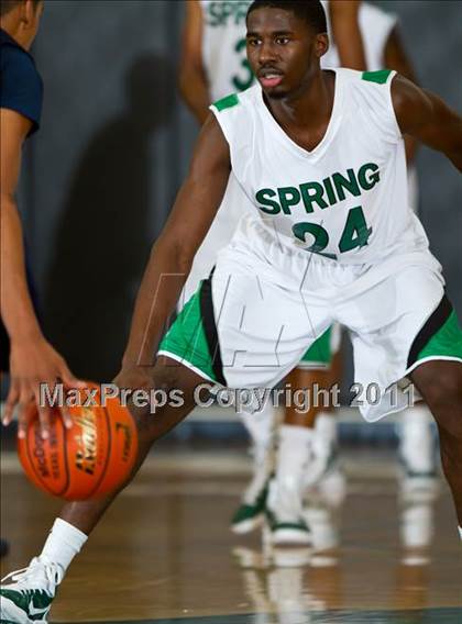 Thumbnail 2 in Spring vs. Madison (McDonald's Texas Invitational) photogallery.