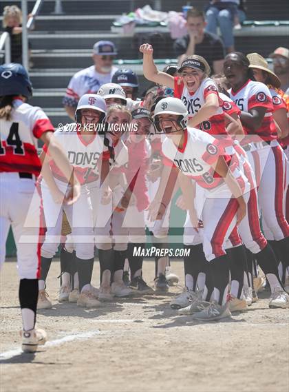 Thumbnail 3 in Spanish Fork vs. Wasatch (UHSAA 5A Softball Championships Bracket 1 - Round 2) photogallery.