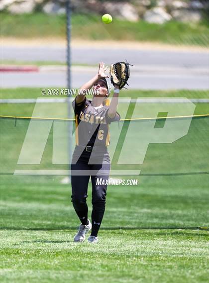 Thumbnail 3 in Spanish Fork vs. Wasatch (UHSAA 5A Softball Championships Bracket 1 - Round 2) photogallery.