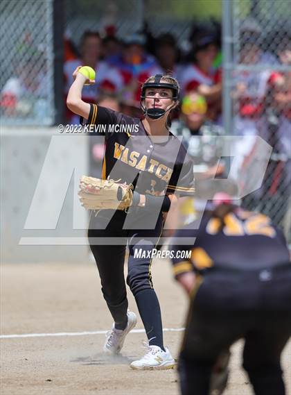 Thumbnail 3 in Spanish Fork vs. Wasatch (UHSAA 5A Softball Championships Bracket 1 - Round 2) photogallery.