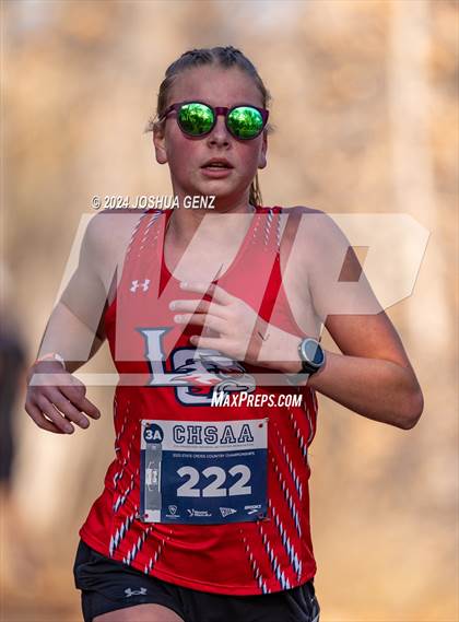 Thumbnail 2 in CHSAA 3A Cross Country Final photogallery.