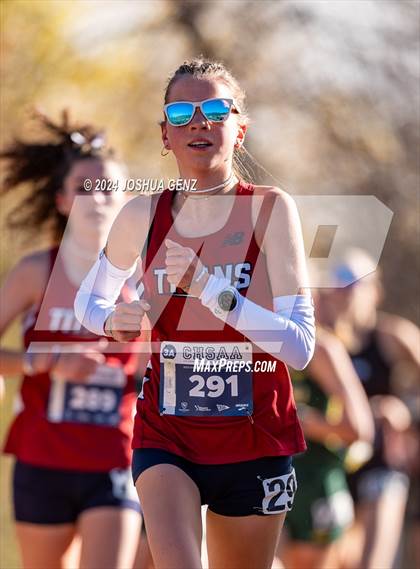 Thumbnail 1 in CHSAA 3A Cross Country Final photogallery.